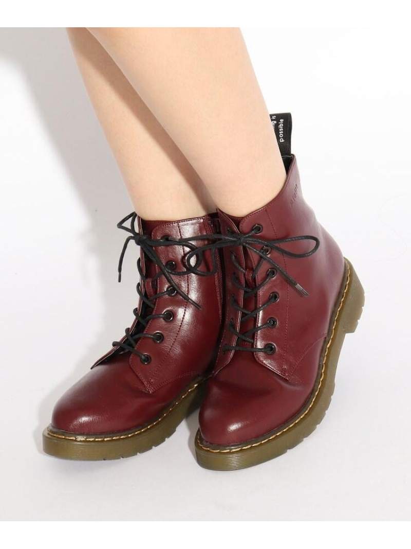 Pink Latte 6ホールレースアップブーツ ピンク ラテ シューズ Pink Latte 6ホールレースアップブーツ ピンク ラテ シューズ