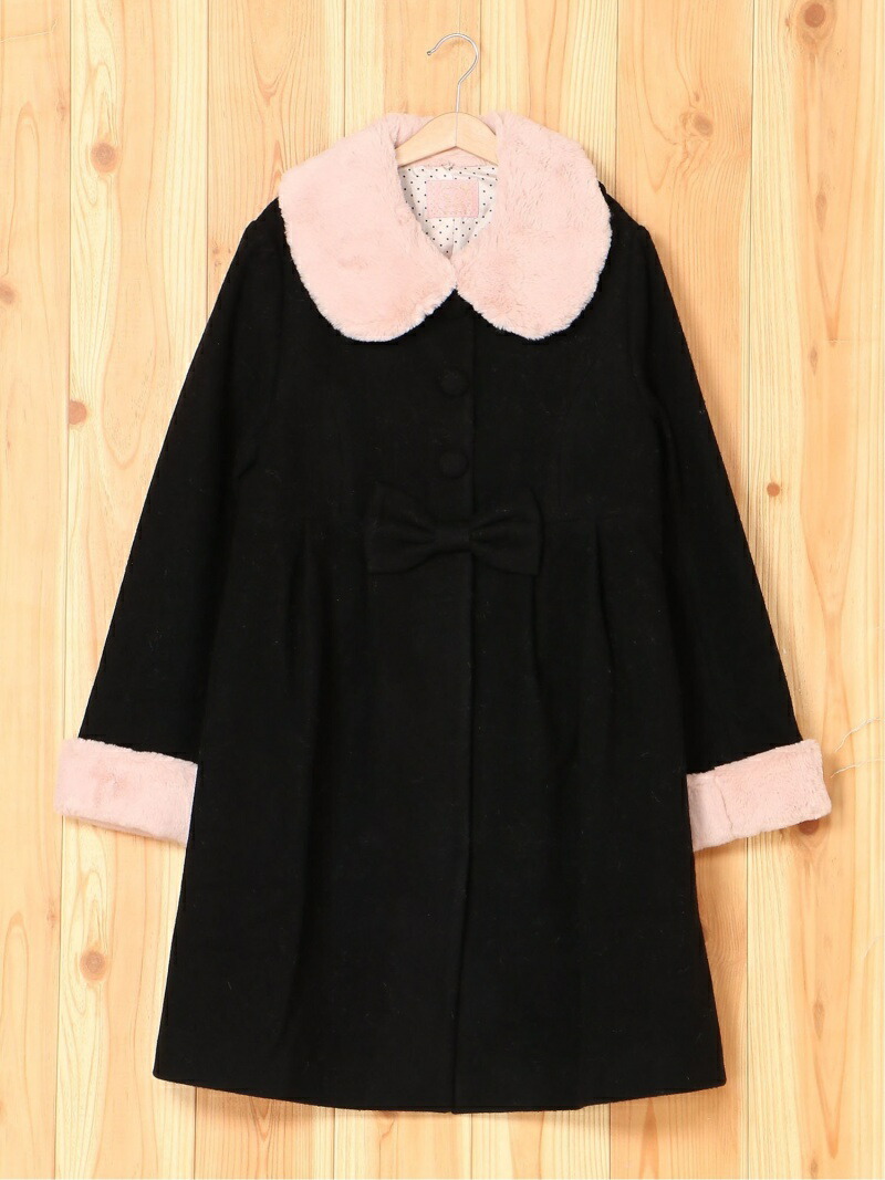 信頼 Sale Shirleytemple 替え衿付きコート シャーリーテンプル コート ジャケット キッズアウター ブラック Rba E 公式店舗 Cedeba Com Ar