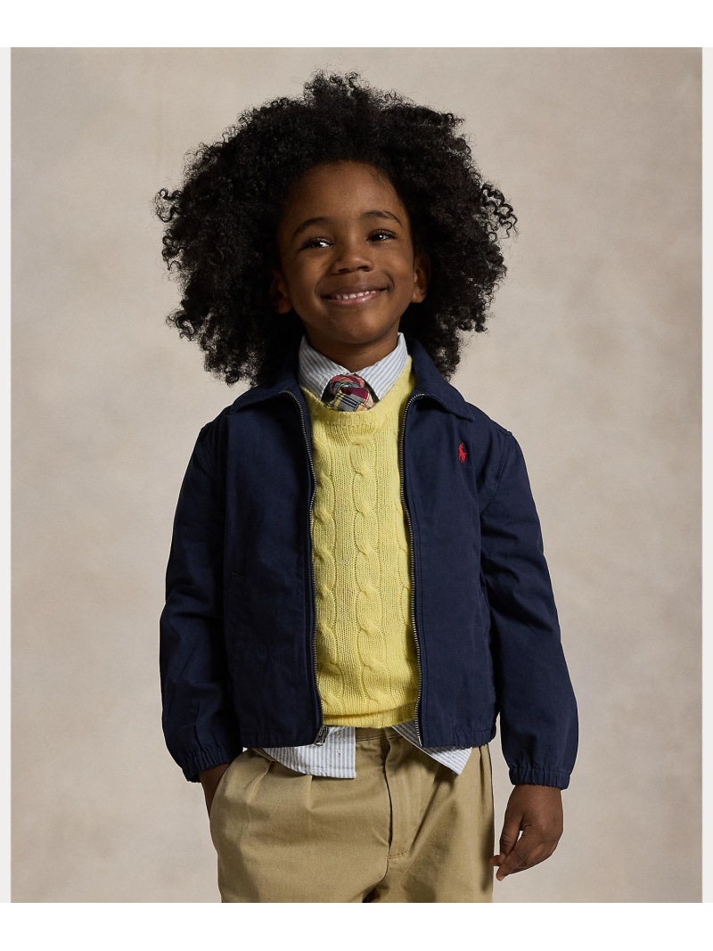 POLO RALPH LAUREN (ボーイズ 2才~7才)ベイポート コットン ポプリン ジャケット ラルフローレン ジャケット・アウター ブルゾン・ジャンパー ネイビー【送料無料】
