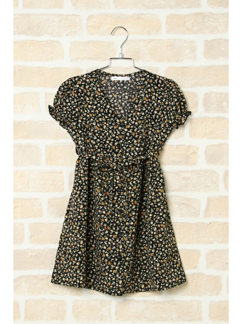 楽天市場 Sale 32 Off Ikka キッズ 花柄前開きワンピース 1 150cm イッカ スカート キッズスカート ブラック ネイビー Rba E Rakuten Fashion Kids