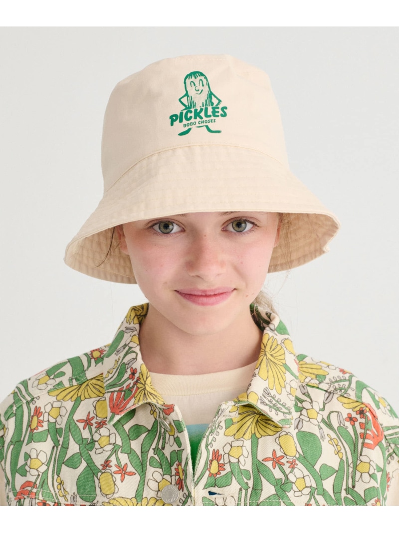 URBAN RESEARCH DOORS BOBO CHOSES PICKLES REVERSIBLE HAT(KIDS) アーバンリサーチドアーズ 流行り物雑貨 余分の物の流行り物雑貨 白いこと【貨物輸送無料】