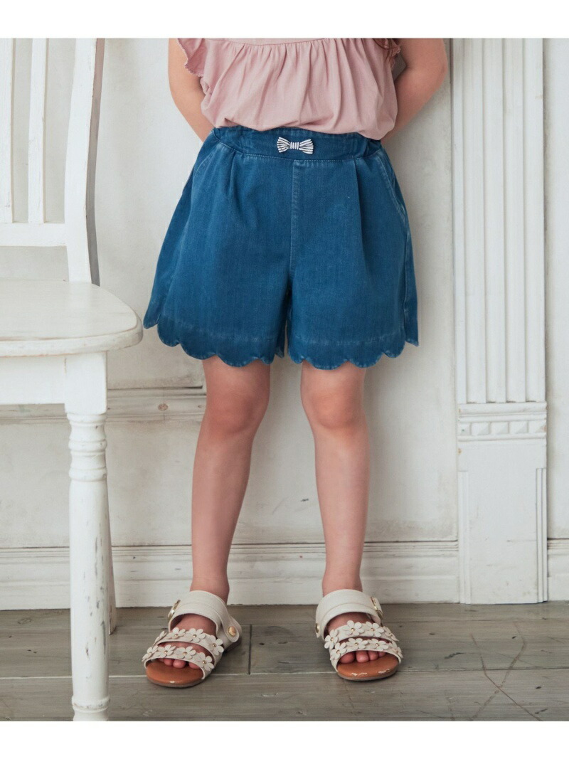 Any Fam エニィファム Kids ジーンズ しろくまショートパンツ パンツ