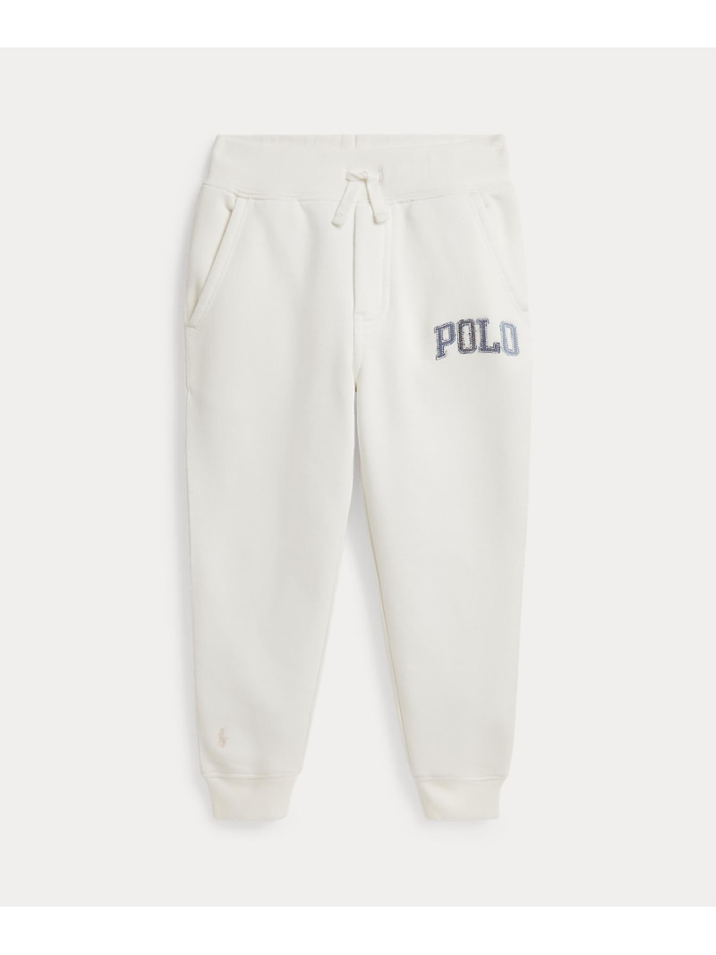 POLO RALPH LAUREN (ボーイズ 2才~7才)ロゴ フリース ジョガー パンツ ラルフローレン パンツ その他のパンツ ホワイト【送料無料】