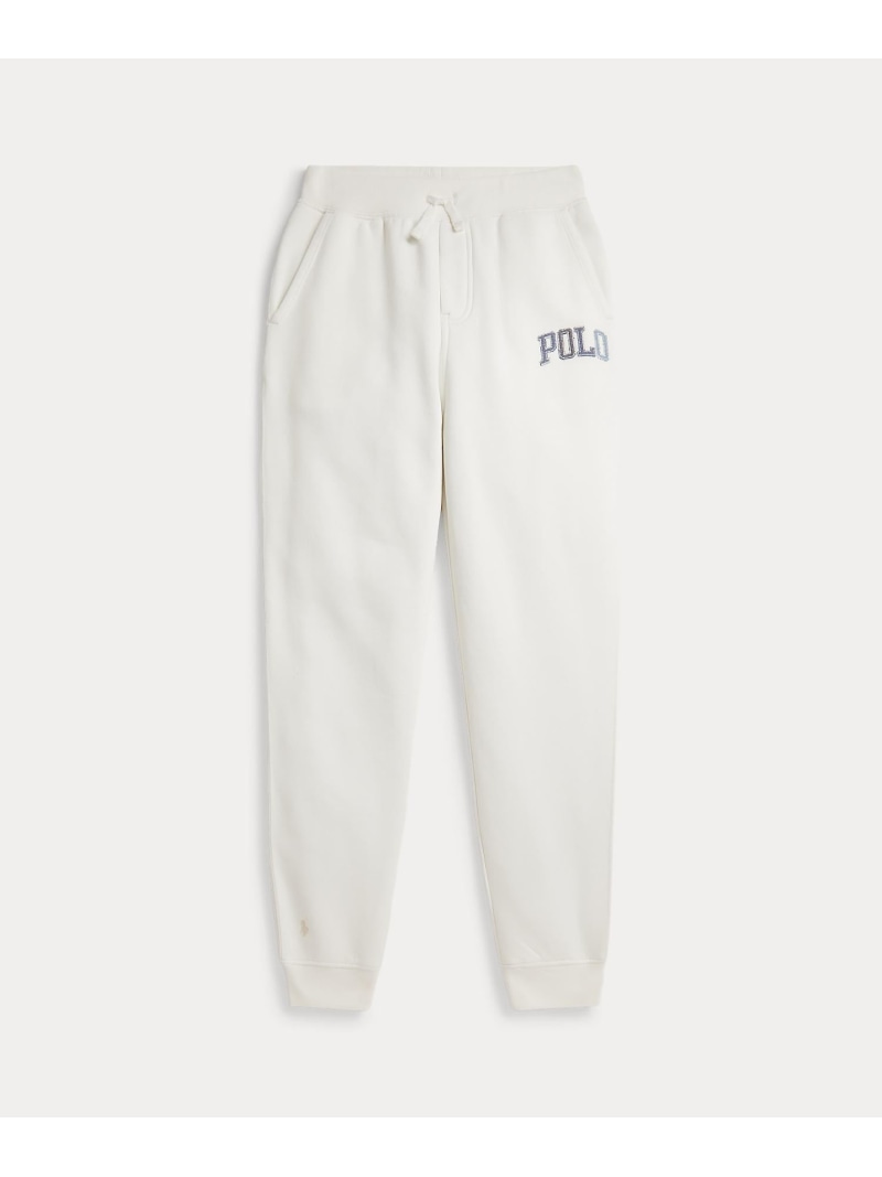 POLO RALPH LAUREN (ボーイズ 8才~20才)ロゴ フリース ジョガー パンツ ラルフローレン パンツ その他のパンツ ホワイト【送料無料】