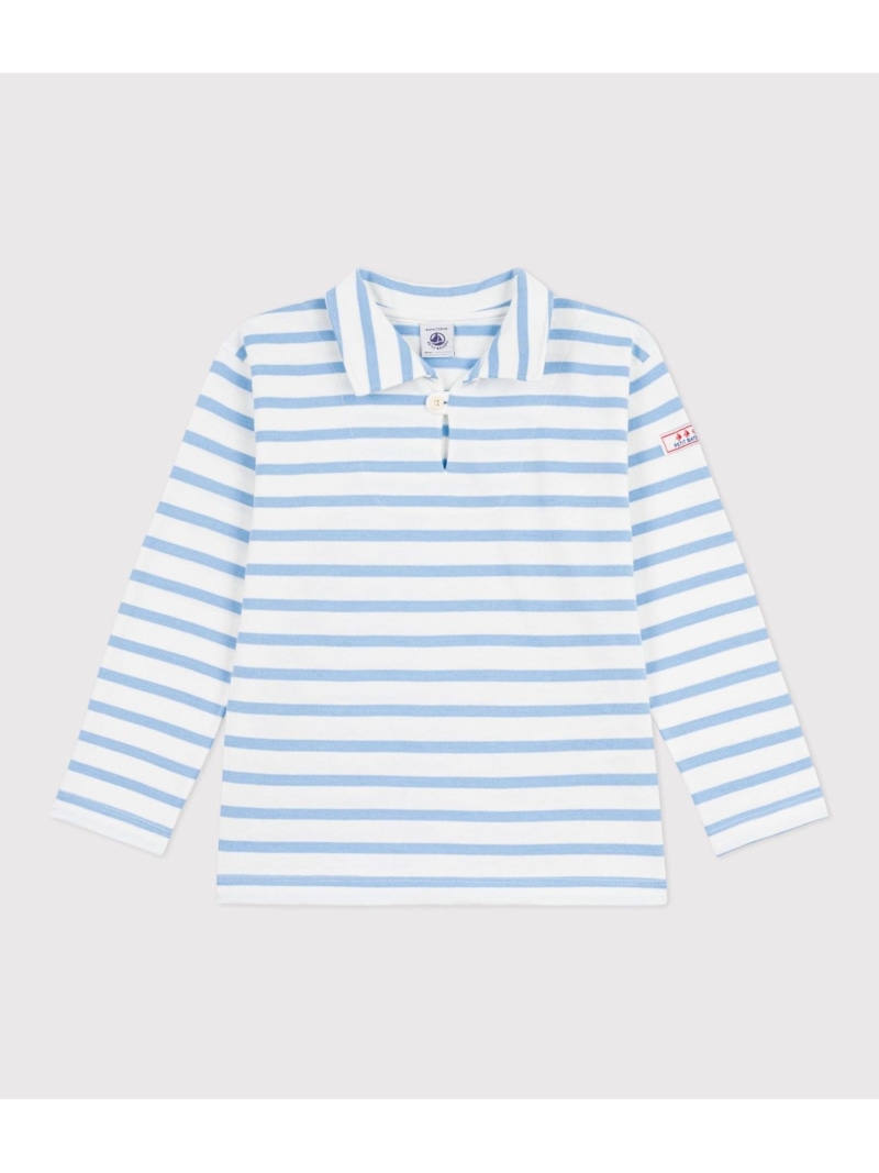 PETIT BATEAU マリニエール長袖ティーシャツ プチバトー トップス スウェット・トレーナー 白いこと【貨物輸送無料】