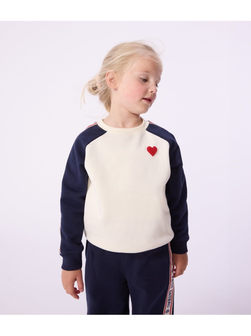 PETIT BATEAU スウェットプルオーバー プチバトー トップス スウェット・トレーナー 白いこと【貨物輸送無料】