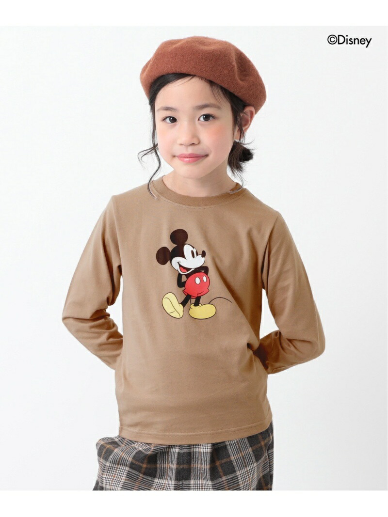 楽天市場 Sale 10 Off Devirock Disney ディズニー ミッキー柄長袖tシャツ ロンt 長そでデビロック 子供服 キッズ デビロック カットソー Tシャツ ベージュ パープル ブラック グリーン ブルー ブラウン Rba E Rakuten Fashion Kids