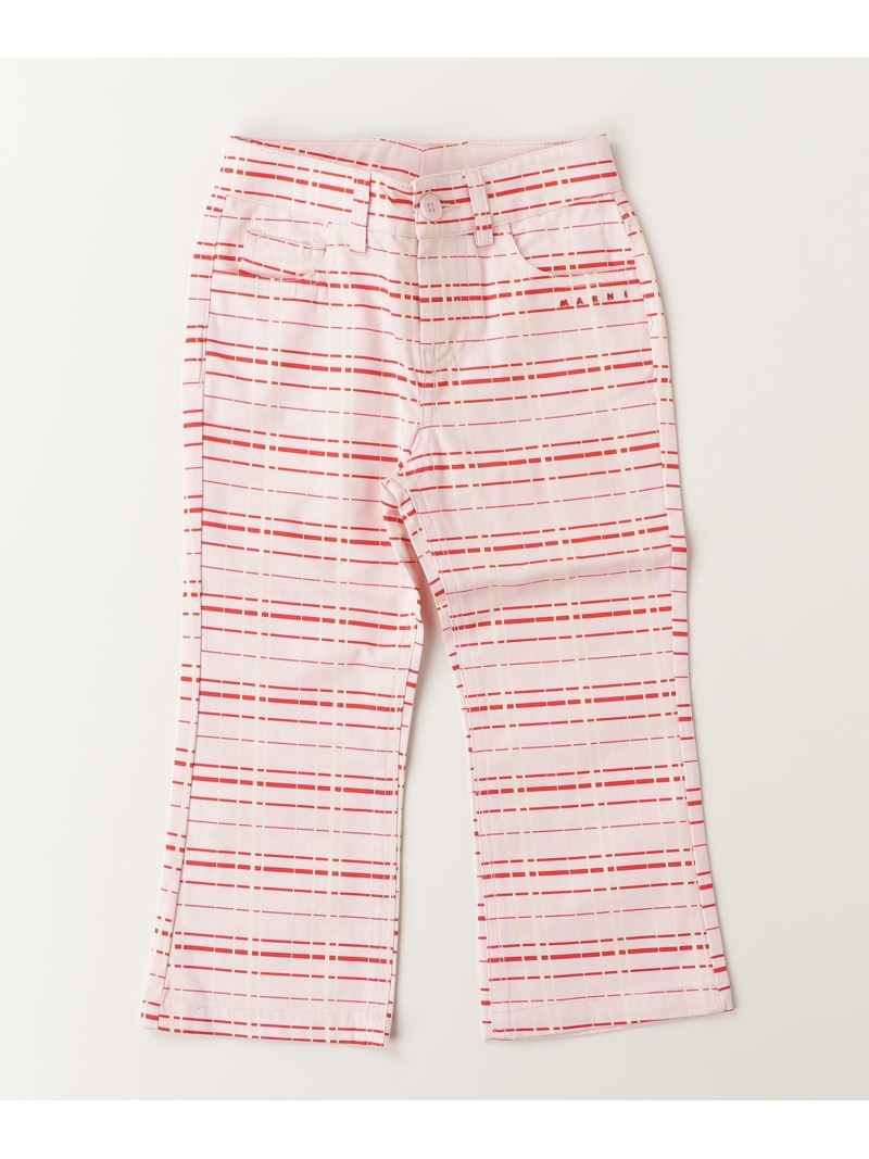 【SALE/53%OFF】MARNI MARNI マルニ Kids & Junior チェックロングパンツ シフォン パンツ その他のパンツ ピンク【RBA_E】【送料無料】| Fashion Kids