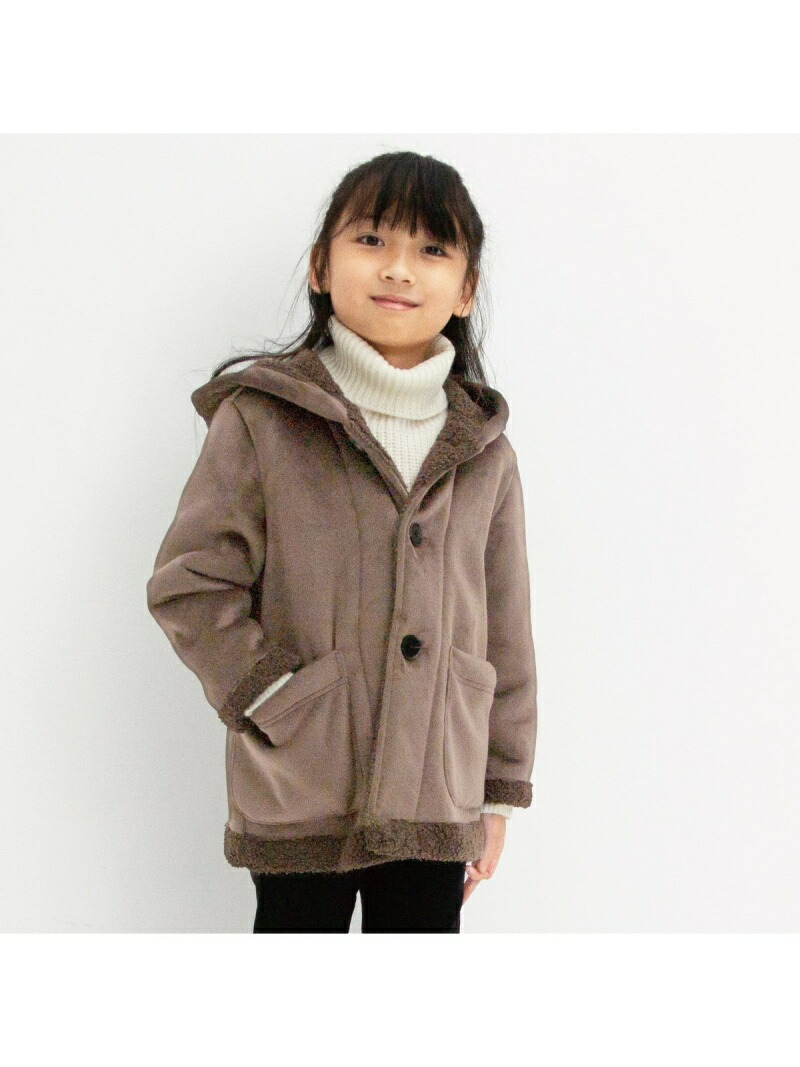 Comme Ca フェイクムートンコート ジャージー Ism コムサイズム