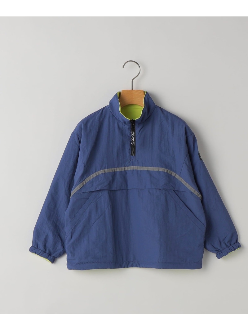 SHIPS KIDS THE PARK SHOP:115~145糎 /REVERSIBLE SPORTS PULLOVER ハーフジップ シップス トップス スウェット・トレーナー 青み【貨物輸送無料】
