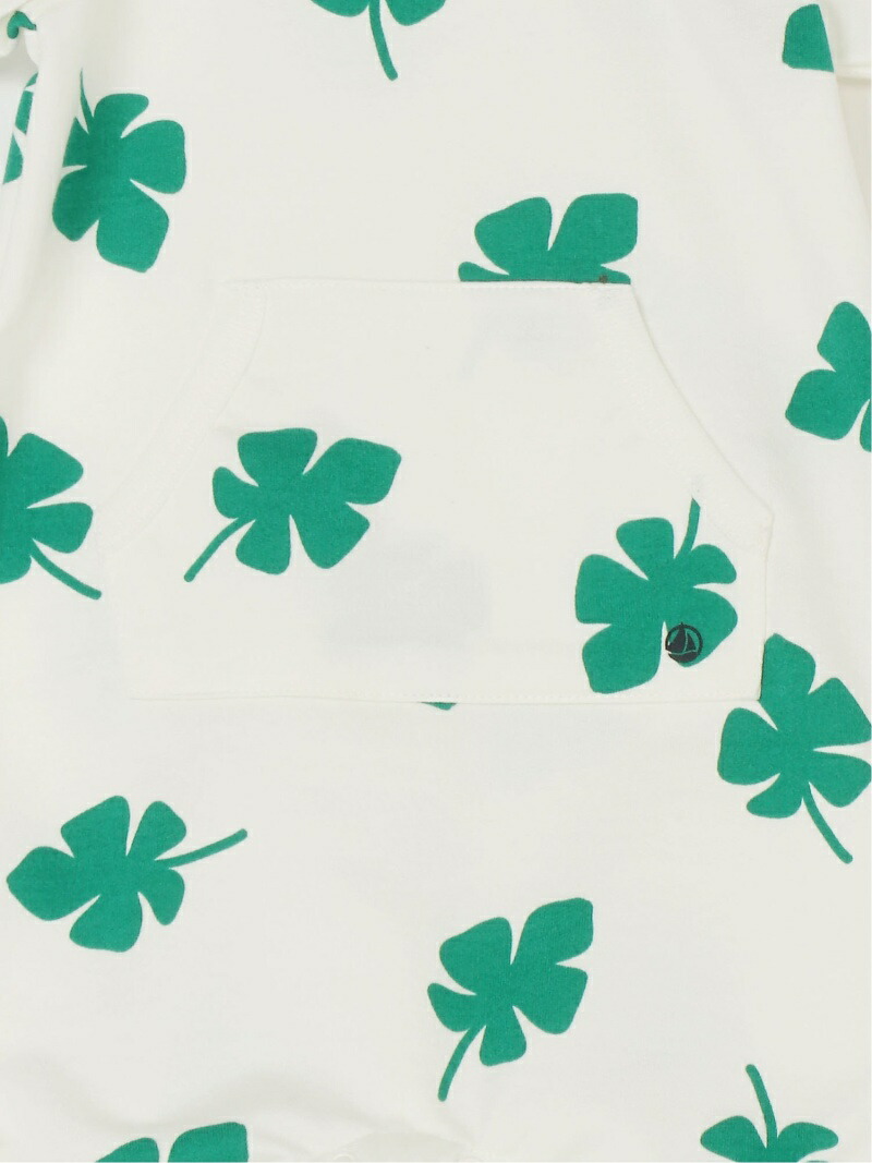 【SALE/30%OFF】PETITBATEAU(K)スウェットショートロンパースプチバトーマタニティー/ベビーロンパース/カバーオールホワイト【RBA_E】【送料無料】