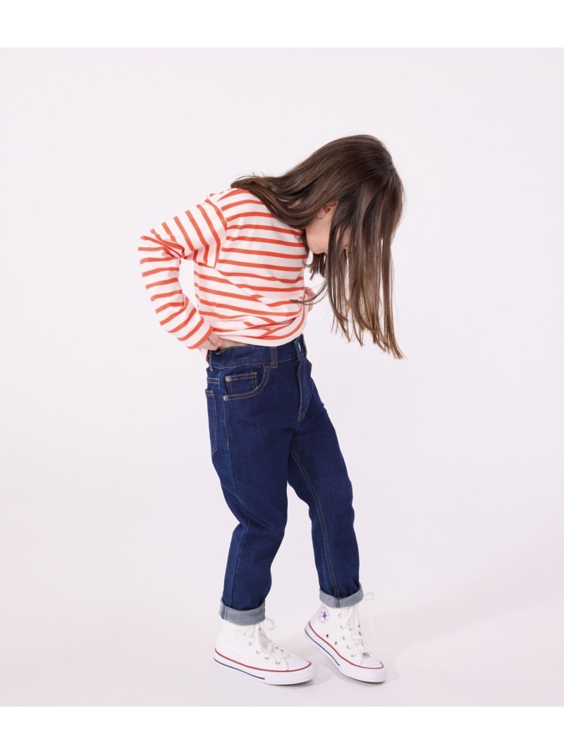 【SALE／10%OFF】PETIT BATEAU デニムパンツ プチバトー パンツ ジーンズ・デニムパンツ ブルー【RBA_E】【送料無料】 5,975円