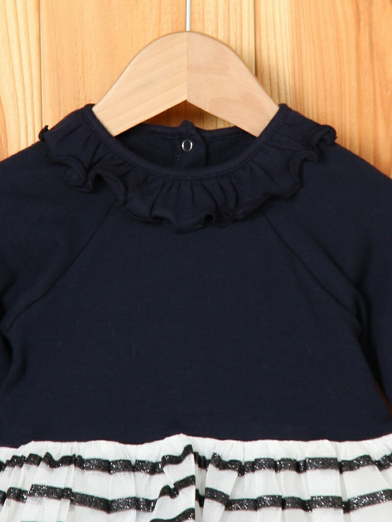 楽天市場 Sale 50 Off Petit Bateau K マリニエールチュール付きワンピース プチバトー ワンピース Rba S Rba E 送料無料 Rakuten Brand Avenue Kids