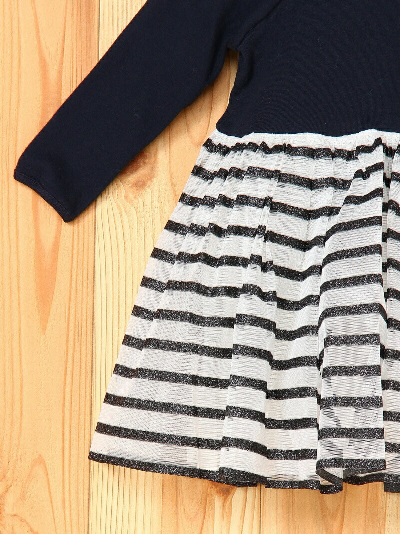 楽天市場 Sale 50 Off Petit Bateau K マリニエールチュール付きワンピース プチバトー ワンピース Rba S Rba E 送料無料 Rakuten Brand Avenue Kids