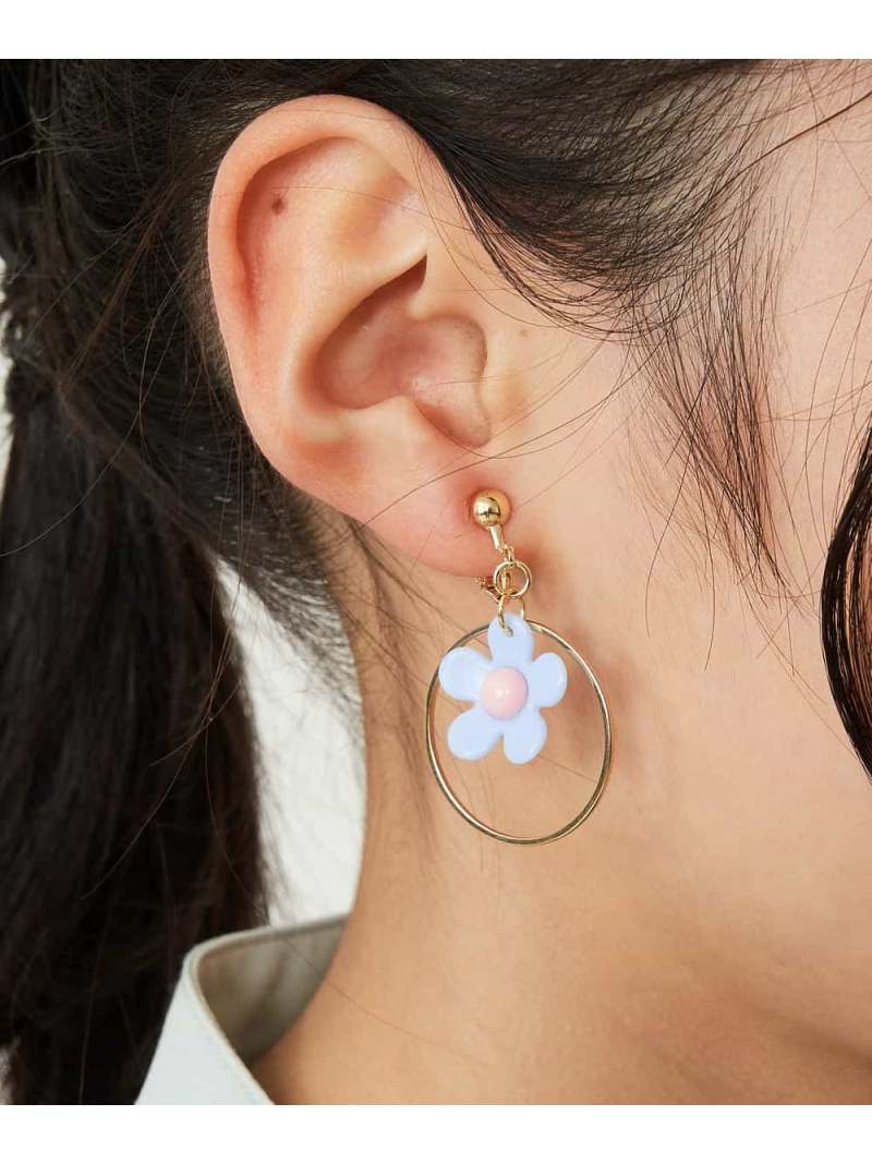 A V V Kids お花イヤリング ヴェ アクセサリー アー