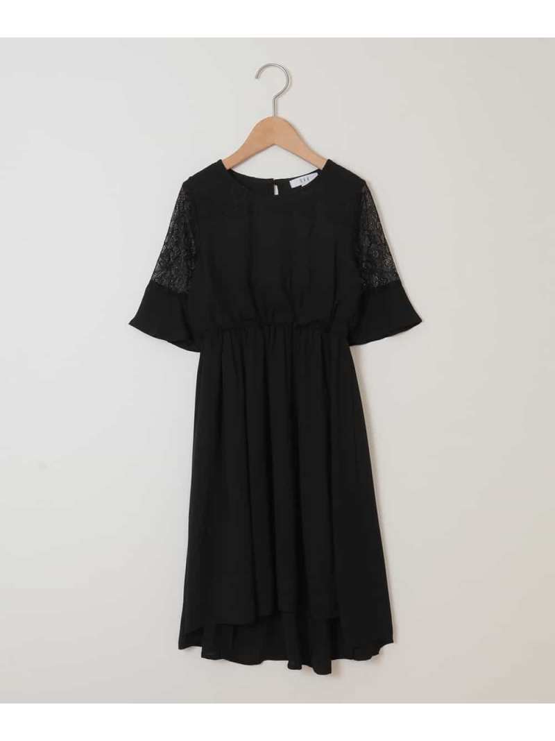 楽天市場 A V V 140 150 セレモニースタイル レースワンピース アー ヴェ ヴェ ワンピース ワンピースその他 ブラック グリーン 送料無料 Rakuten Fashion Kids