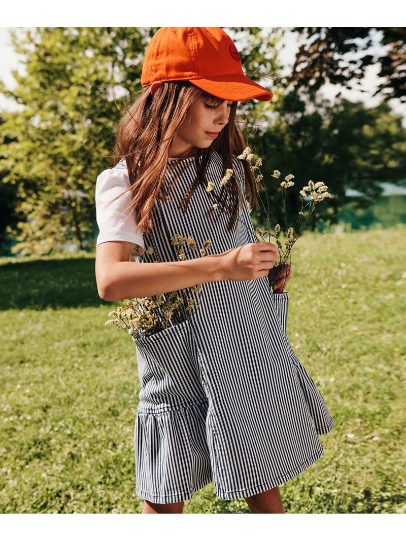 【SALE／53%OFF】MAX&Co. Max&Co. マックスアンドコー Kids & Junior ノースリーブワンピース シフォン ワンピース・ドレス ワンピース ブルー【RBA_E】【送料無料】