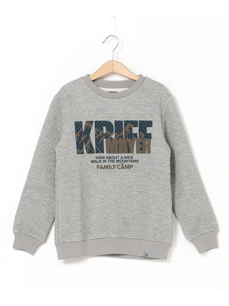 KRIFFMAYER(K)変わりキルトPTクルークリフメイヤートップスその他のトップスグレーグリーンレッド【送料無料】