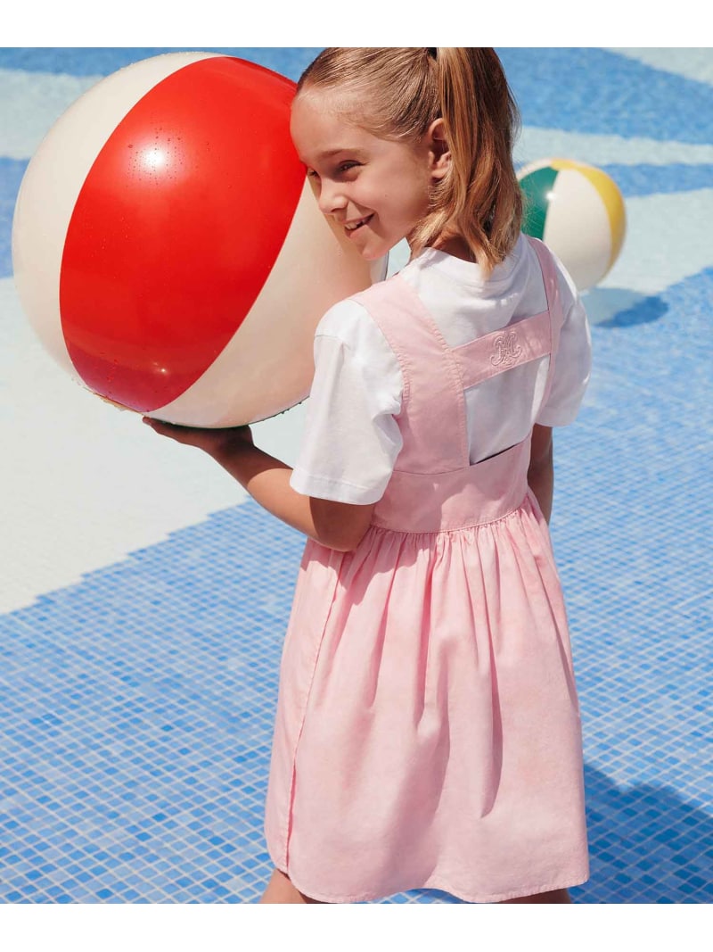 【SALE/53%OFF】MAX&Co. Max&Co. マックスアンドコー Kids & Junior ノースリーブワンピース シフォン ワンピース・ドレス ワンピース ピンク【RBA_E】【送料無料】
