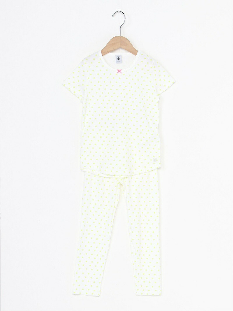 Petit Bateau K プリント半袖パジャマ プチバトー インナー ナイトウェア ルームウェア トップス ホワイト 送料無料 Petit Bateau キッズ インナー ナイトウェア プチバトー A00kcb 01 1 ご注文内容の Beyondresumes Net