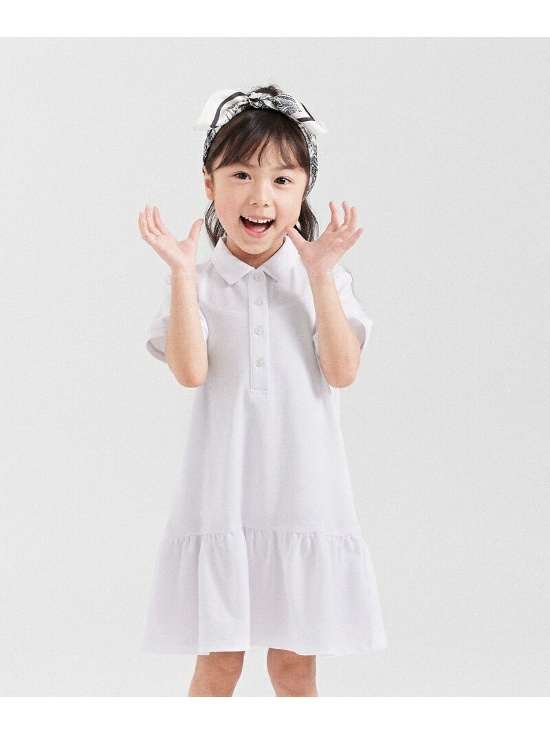 Comme Ca ワンピース 鹿の子ポロワンピース コムサイズム Ism