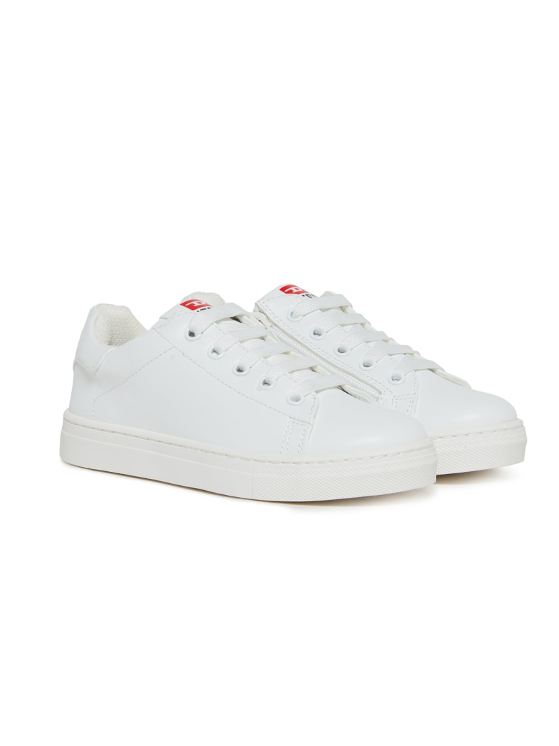 【SALE／38%OFF】DIESEL DIESEL ディーゼル Kids & Junior ワンポイントブランドロゴスニーカー シフォン シューズ・靴 スニーカー ネイビー ブラック ホワイト【RBA_E】【送料無料】