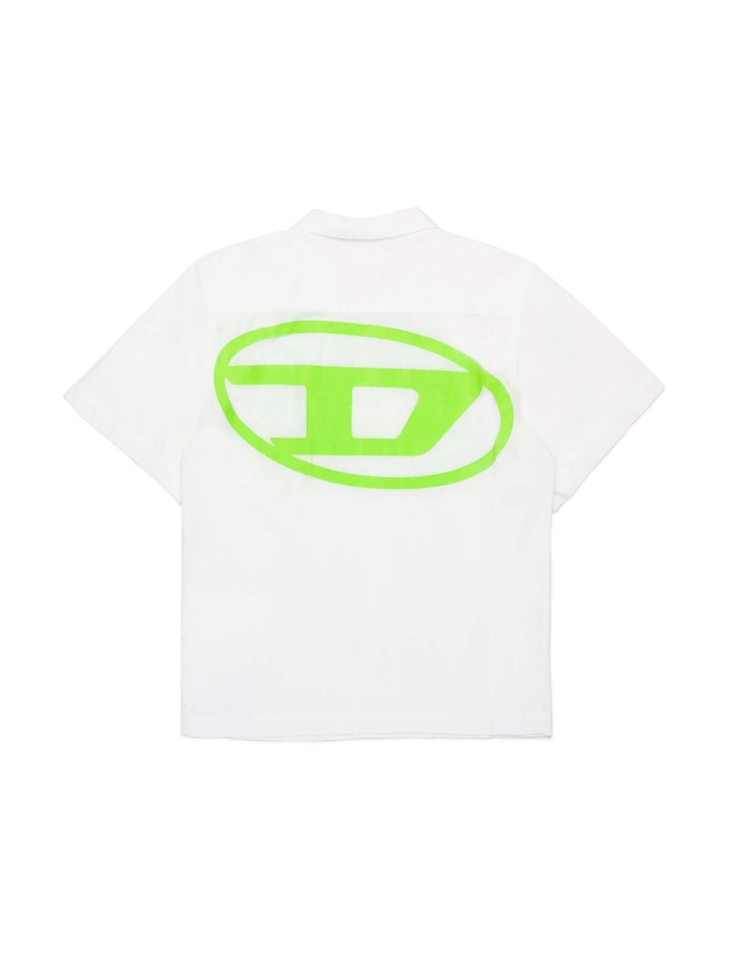 【SALE／53%OFF】DIESEL DIESEL ディーゼル Kids \u0026 Junior ワンポイントブランドロゴ半袖Tシャツカットソー シフォン トップス カットソー・Tシャツ ホワイト【RBA_E】【送料無料】