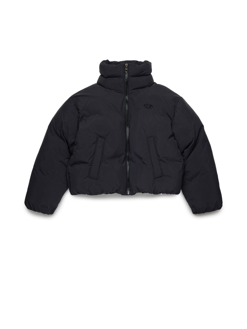 【SALE／40%OFF】DIESEL キッズ パファージャケット JWRAVYS ディーゼル ジャケット・アウター ブルゾン・ジャンパー ブラック【RBA_E】【送料無料】 25,661円