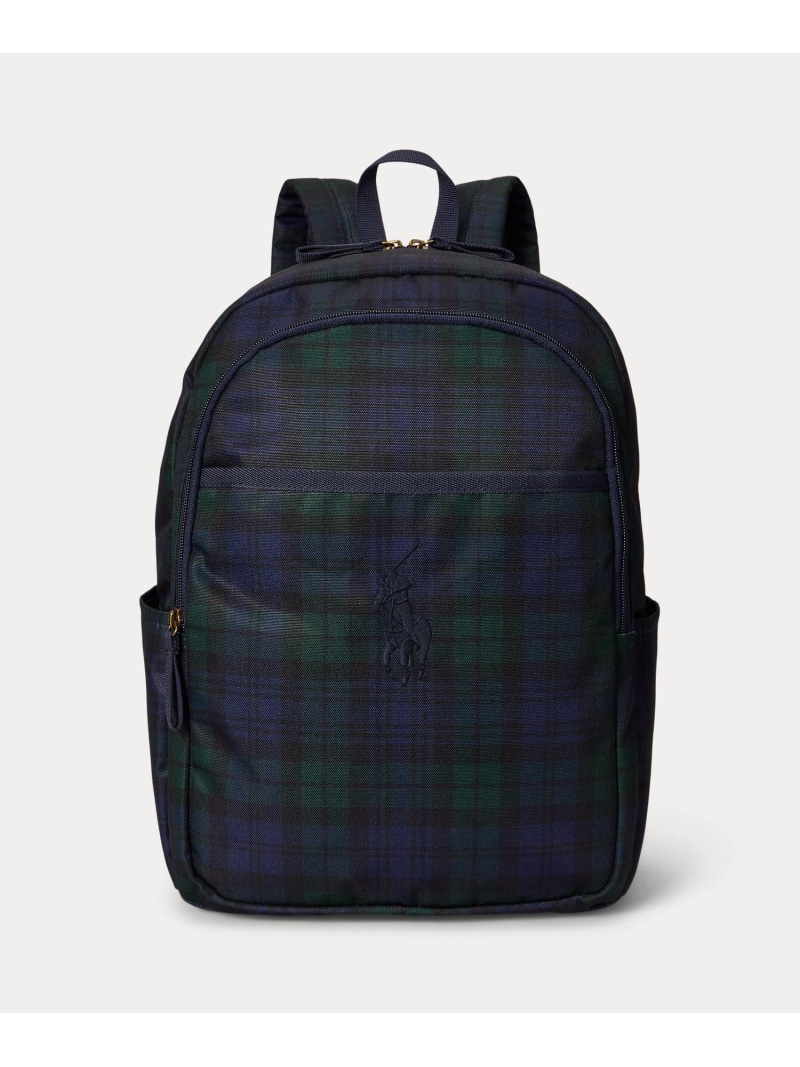 POLO RALPH LAUREN (ボーイズ 8才~20才)チェック Big Pony ラージ バックパック ラルフローレン バッグ リュック・バックパック ネイビー【送料無料】
