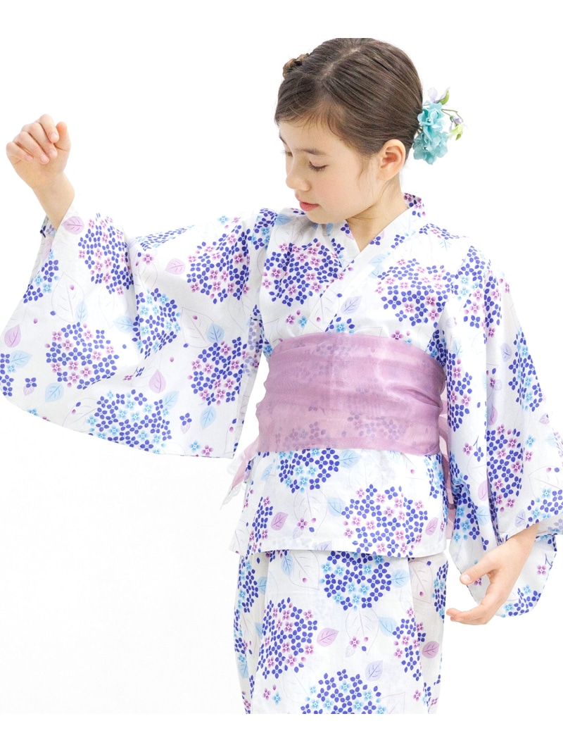 【SALE／10%OFF】子供服 Bee 【浴衣3点セット】綿100% セパレート 着付け 簡単 子供服 キッズ 女の子 カンコクコドモフク ビー 着物・浴衣・和装小物 浴衣 ホワイト ネイビー ブルー ピンク【RBA_E】【送料無料】