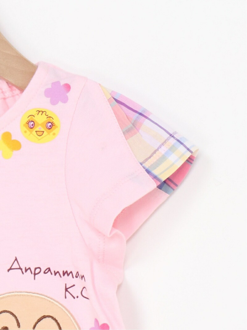 Anpanman Kids Collection Apkc K 401アップリケワンピース アンパンマンキッズコレクション ワンピース キッズ ワンピース ピンク 送料無料 Christine Coppin Com