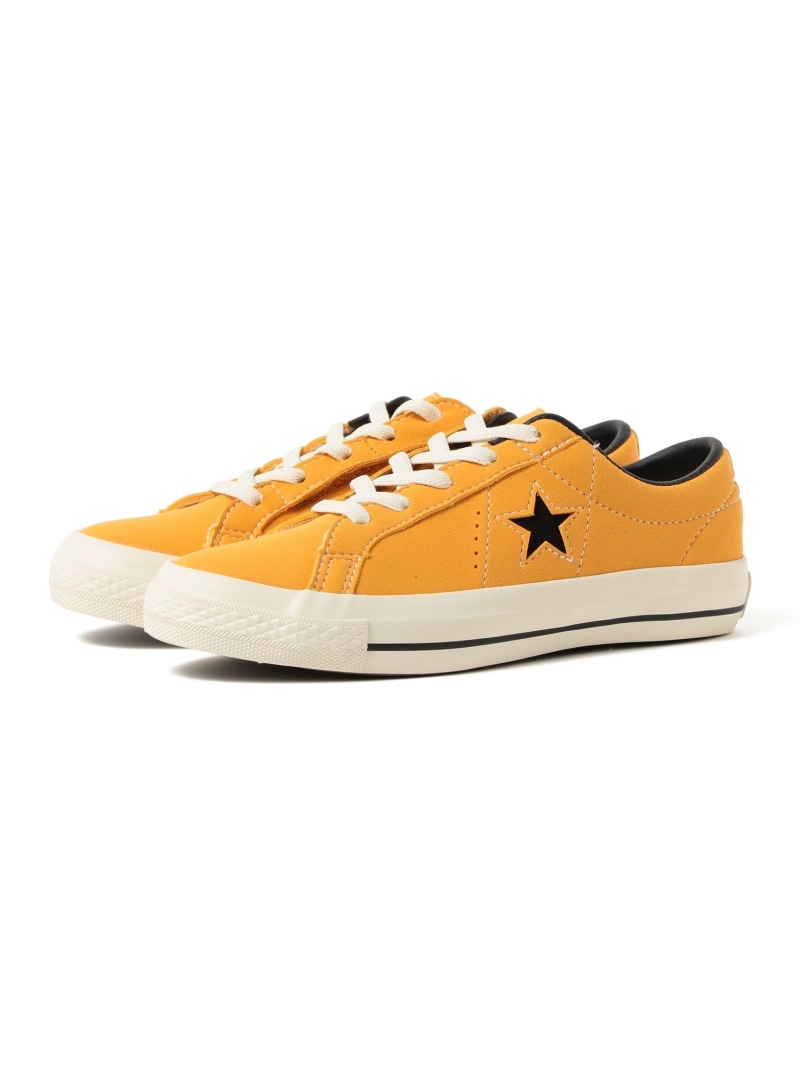 こども ビームス CONVERSE / ONE STAR EASYON  (15~22珊) 通学 通園 26SS コドモ ビームス シューズ・靴 スニーカー ゴールド 黒いこと【貨物輸送無料】