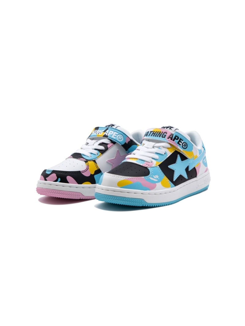 A BATHING APE BAPE STA KIDS #1 ア ベイシング エイプ シューズ・靴 スニーカー ブルー【送料無料】｜ Fashion Kids