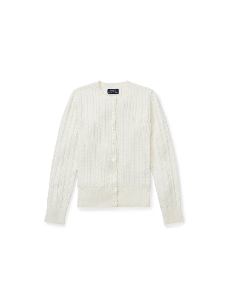 POLO RALPH LAUREN (ガールズ 7才~16才)ミニ 有線テレビ 綿織物 ジレー ラルフローレン トップス ジレー 赤銅色【貨物輸送無料】