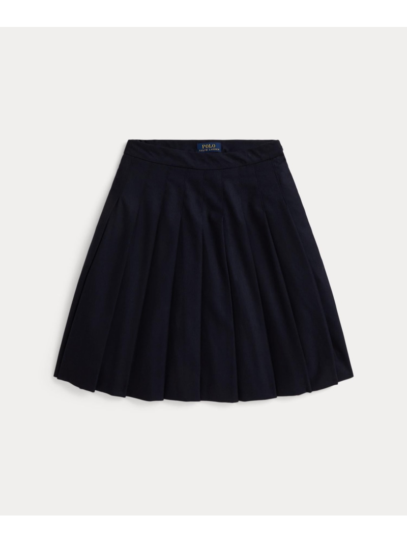 POLO RALPH LAUREN (ガールズ 7才~16才)プリーテッド スコート ラルフローレン スコート 余分の物のスコート 米国海軍【貨物輸送無料】