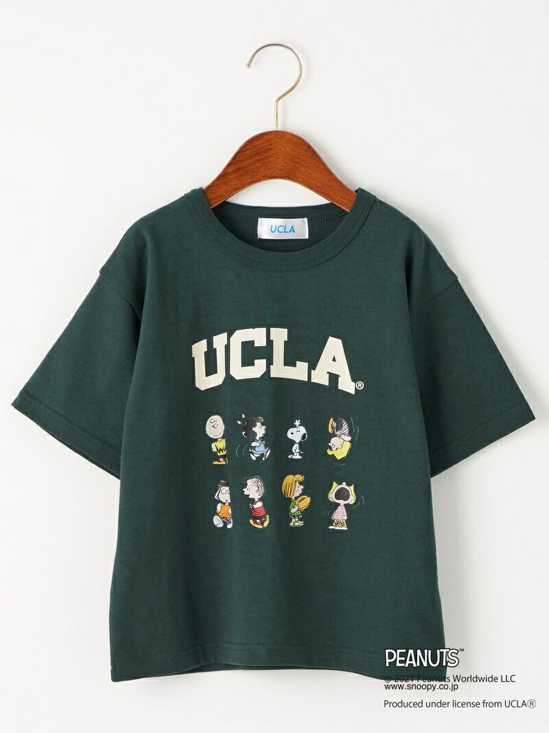 市場 SALE 30%OFF Tシャツ UCLA label relaxing EX green 100-130cm キャラクター UNITED 別注  PEANUTS TJ ARROWS