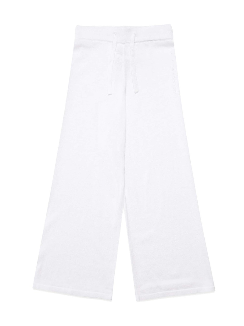 【SALE／62%OFF】MM6 Maison Margiela MM6 Maison Margiela Kids & Junior ロングパンツ シフォン パンツ その他のパンツ ホワイト【RBA_E】【送料無料】