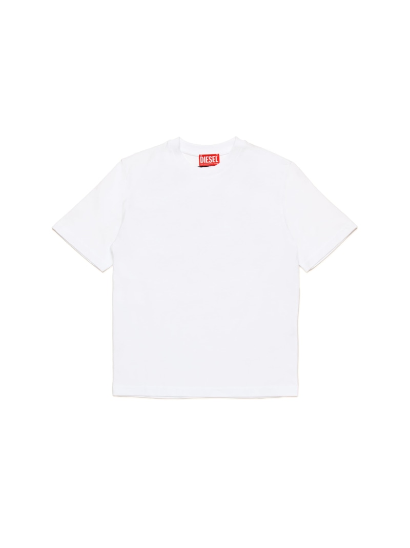 【SALE／40%OFF】DIESEL キッズ Tシャツ TBOGGYMEGOVALD OVER ディーゼル トップス カットソー・Tシャツ ホワイト【RBA_E】【送料無料】
