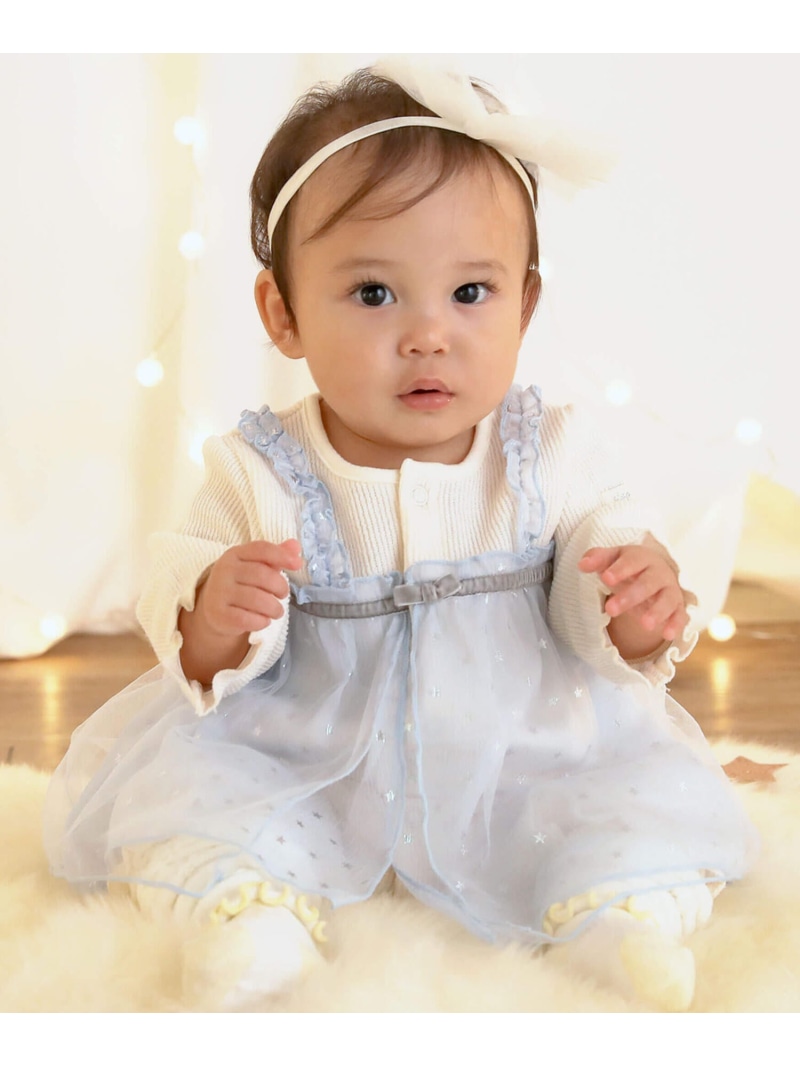【楽天市場】【SALE／50%OFF】SLAP SLIP BABY キラキラシフォンチュールドッキングロンパースベビー(50~70cm) ベベ
