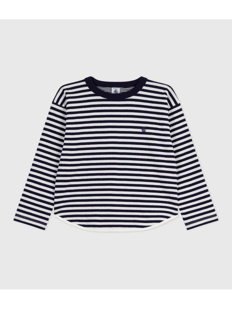 【SALE／10%OFF】PETIT BATEAU 長袖Tシャツ プチバトー トップス カットソー・Tシャツ ホワイト【RBA_E】【送料無料】