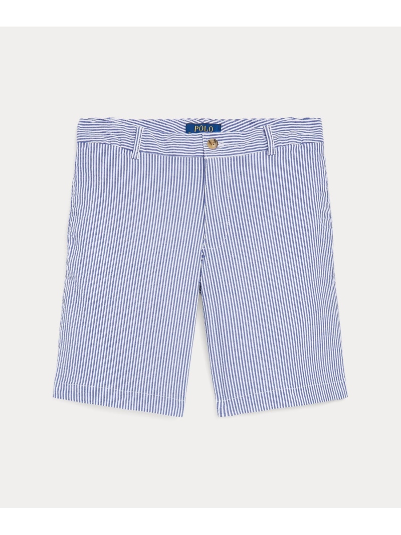 POLO RALPH LAUREN (ボーイズ 8才~20才)ストレッチ コットン シアサッカー ショートパンツ ラルフローレン パンツ その他のパンツ ブルー【送料無料】 11,704円