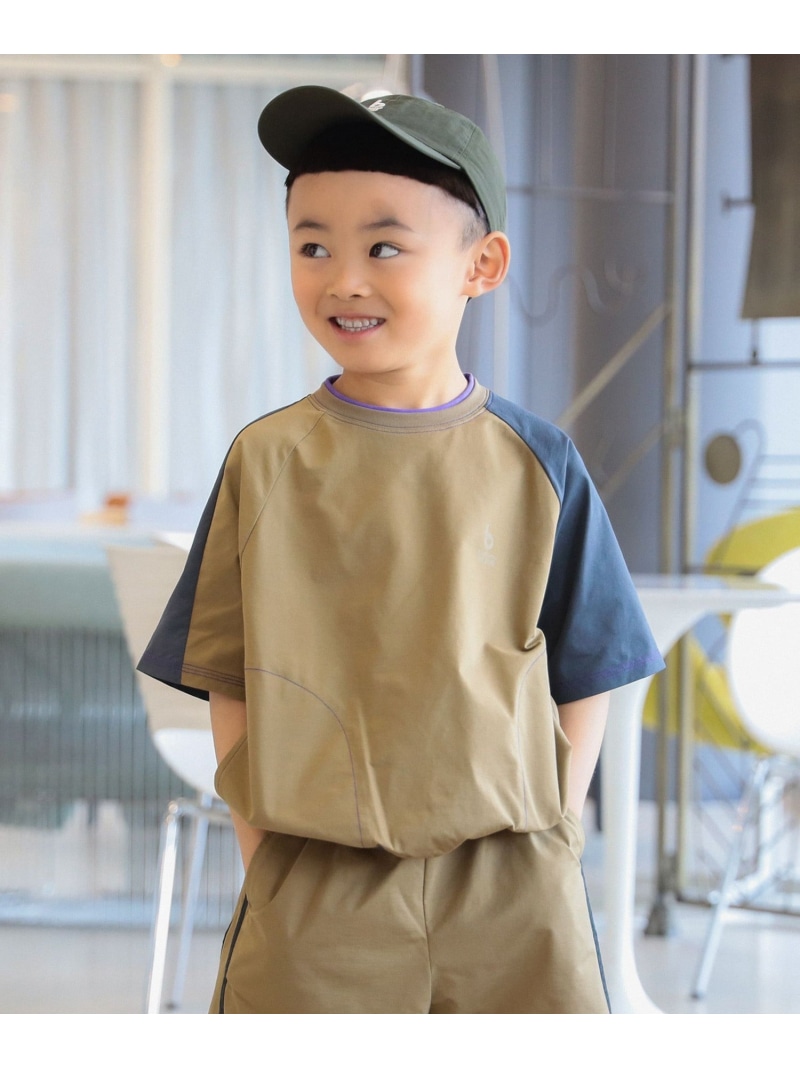 こども ビームス 水陸両用 Tシャツ 2026SS(90~130cm)水遊び 海 プール UVカット 機能性素材 吸水速乾 コドモ ビームス トップス カットソー・Tシャツ グレー カーキグリーン【送料無料】