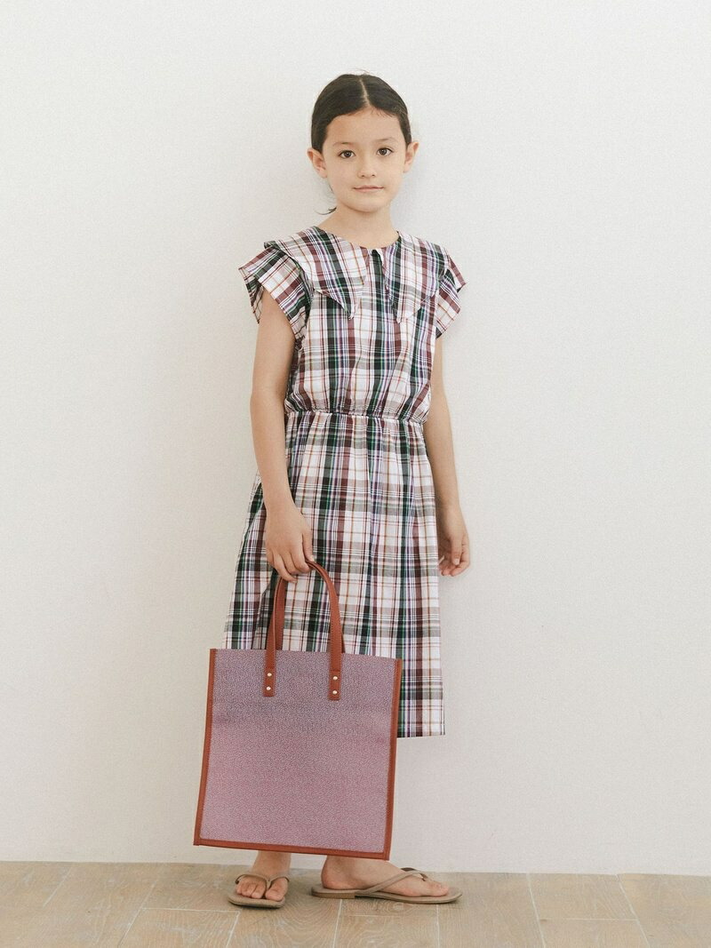 United Arrows Relaxing Wi 140cm 160cm ワンピース マドラスチェック Tj Green ユナイテッドアローズ Label