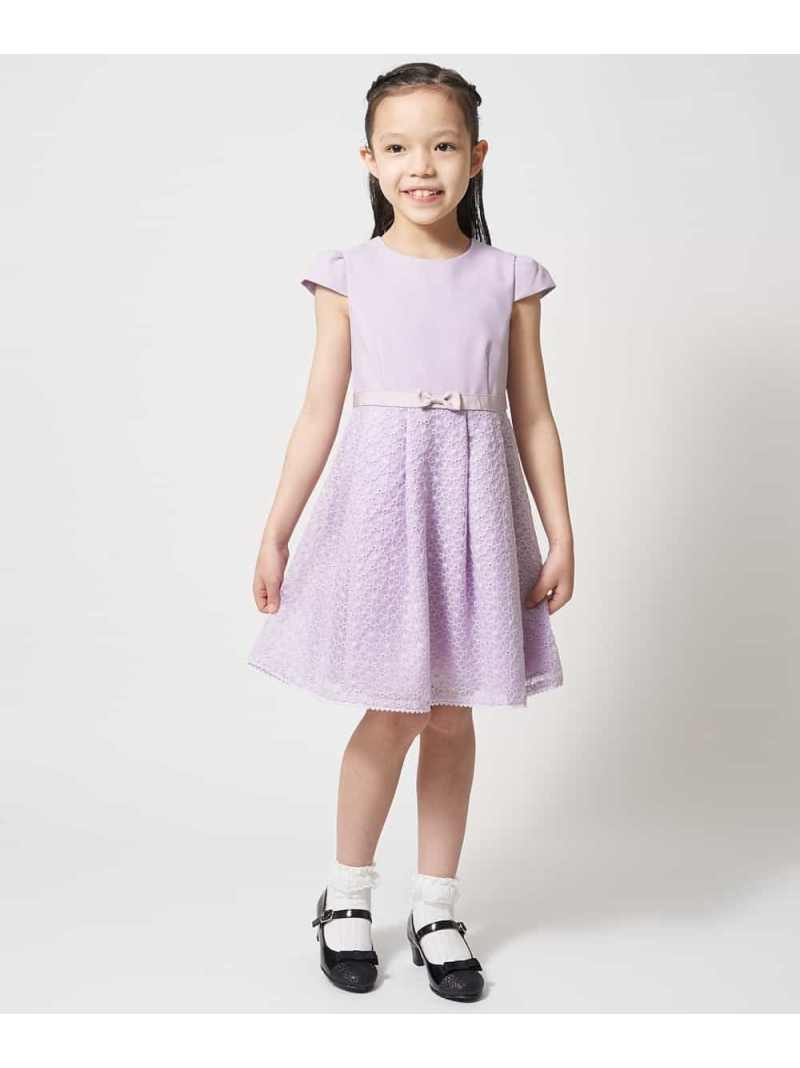 早割クーポン A V V 110 130 セレモニースタイル セレモニーレースタックワンピース アー ヴェ ヴェ ワンピース ワンピースその他 パープル 送料無料 輝く高品質な Lexusoman Com