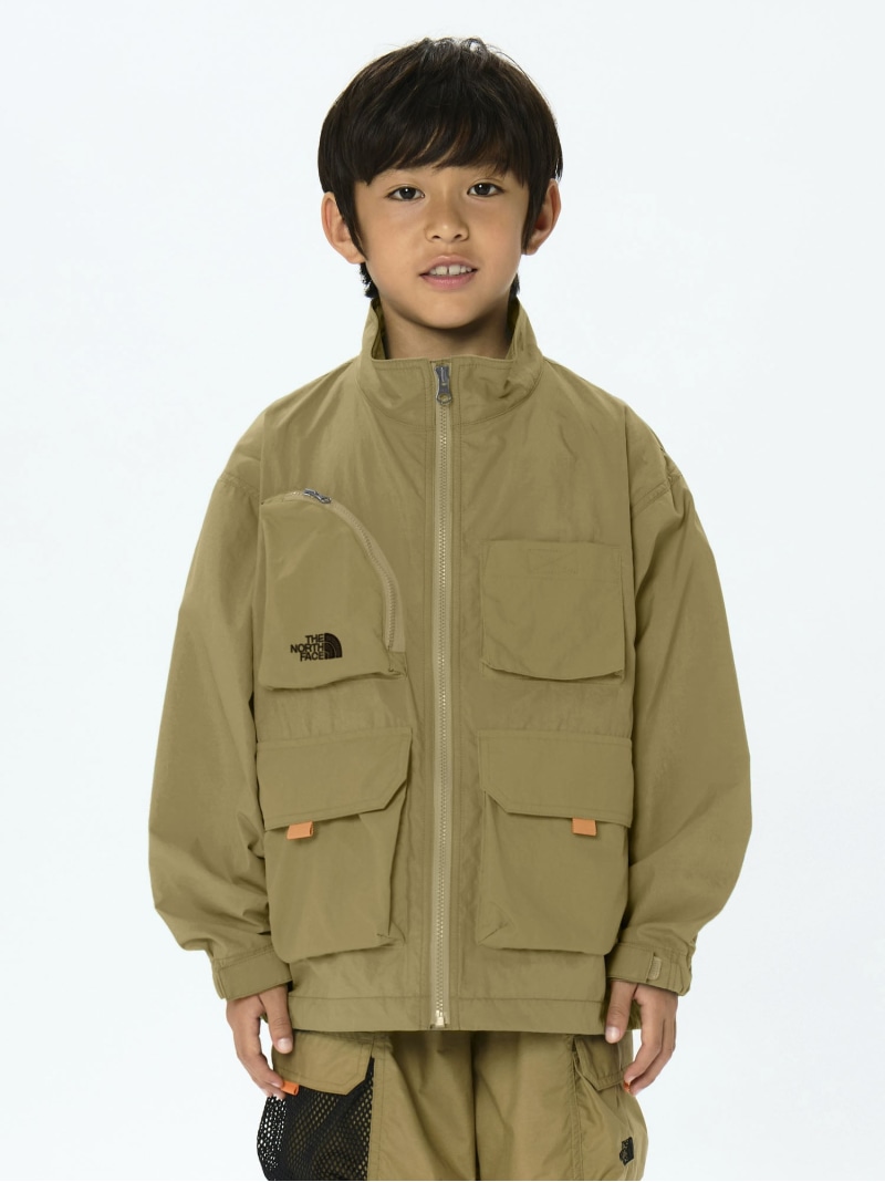 THE NORTH FACE 【堅苦しさ】冒険上衣(キッズ) ザ・ノース・フェイス ジャケット・アウター 余分の物のジャケット・アウター 黒いこと カーキ緑であること【貨物輸送無料】