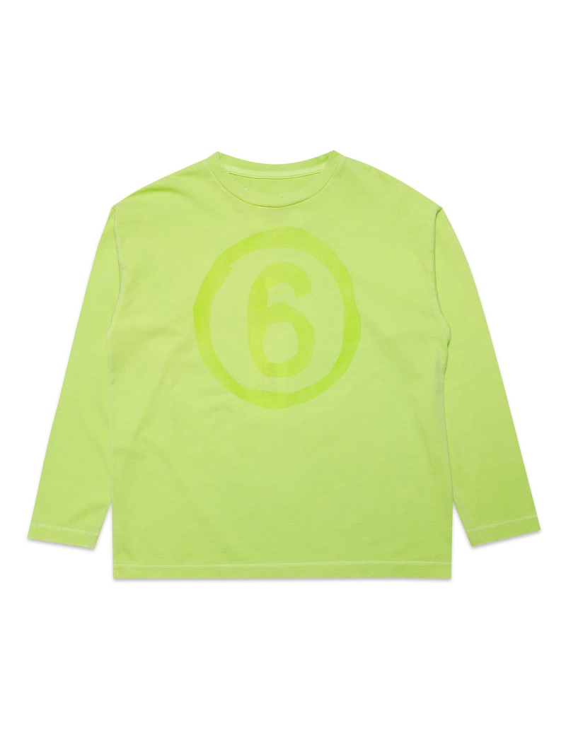 【SALE／72%OFF】MM6 Maison Margiela MM6 Maison Margiela Kids \u0026 Junior ブランド名ロゴタイプ長袖プルオーバーカットソー シフォン トップス カットソー・プルオーバー【RBA_E】【貨物輸送無料】