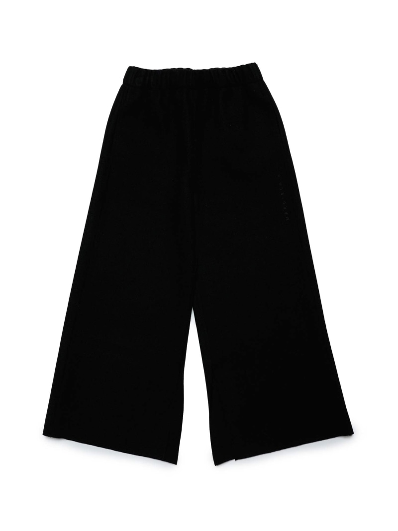 【SALE／67%OFF】MM6 Maison Margiela MM6 Maison Margiela エムエムシックス Kids & Junior ワイドパンツ シフォン パンツ その他のパンツ ブラック【RBA_E】【送料無料】
