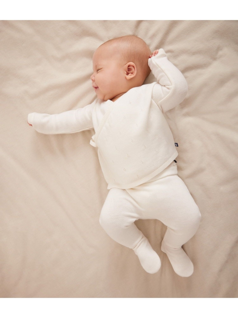 PETIT BATEAU ジレー プチバトー トップス ジレー 白いこと サクラ色【貨物輸送無料】