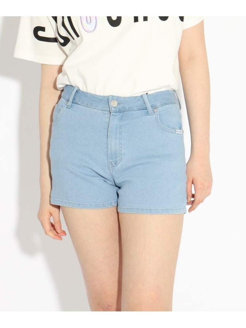 Pink Latte ストレッチデニムショートパンツ ピンク