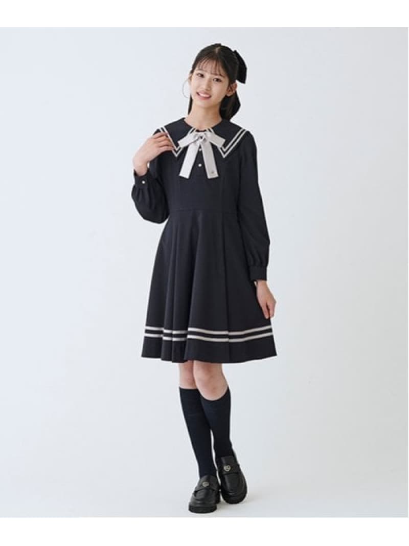 mezzo piano Junior 乗り組み員衣裳 ナルミヤオンライン トップス 合奏団 米国海軍 薄墨色【貨物輸送無料】